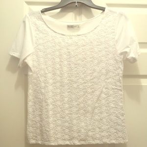Abercrombie and Fitch White Tee